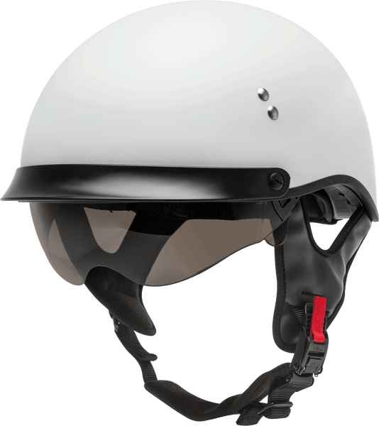 GMAX HH-65 HALF HELMET FULL DRESSED MATTE WHITE XL H9650207