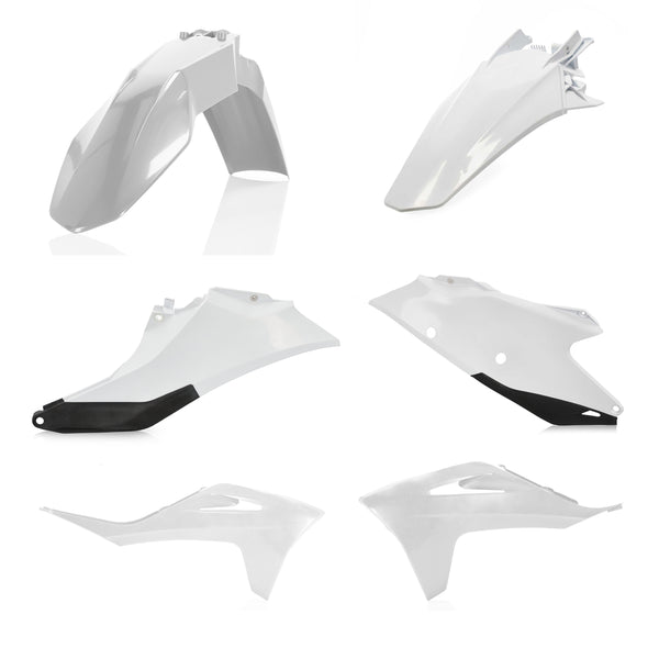 ACERBIS PLASTIC KIT GAS WHITE/BLACK 2872801035