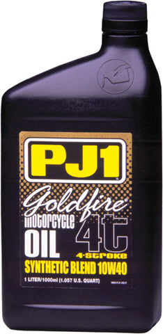 PJ1 GOLDFIRE SYNTHETIC BLEND MOTOR OIL 4T 10W-40 LITER 9-32