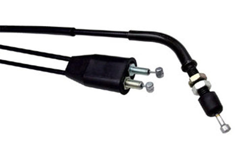 MOTION PRO BLACK VINYL THROTTLE PUSH-PULL CABLE SET 10-0122