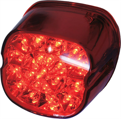 HARDDRIVE LAYDOWN LED TAILLIGHT RED LENS L24-0433DRLED