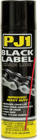 PJ1 BLACK LABEL CHAIN LUBE 13OZ 1-20