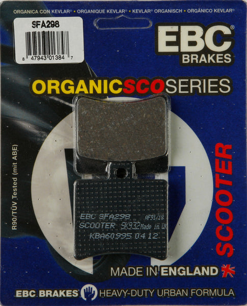 EBC BRAKE PADS SFA298