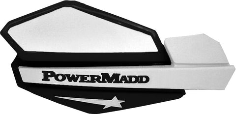 POWERMADD STAR SERIES HANDGUARDS BLACK/WHITE 34228