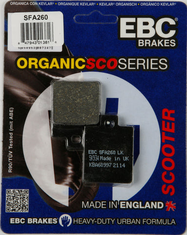 EBC BRAKE PADS SFA260