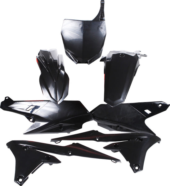 POLISPORT PLASTIC BODY KIT BLACK 90583