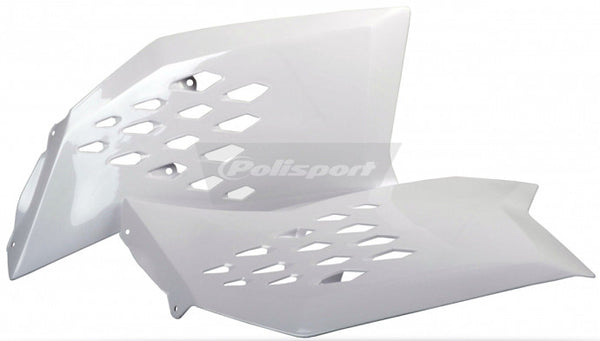 POLISPORT RADIATOR SHROUDS WHITE 8428200084