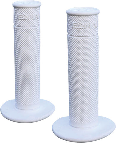 MIKA METALS GRIPS 50/50 WAFFLE WHT GRIPS-WHITE