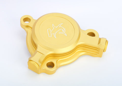 HAMMERHEAD OIL FILTER COVER YZ250F 03-13 GOLD 60-0222-00-50