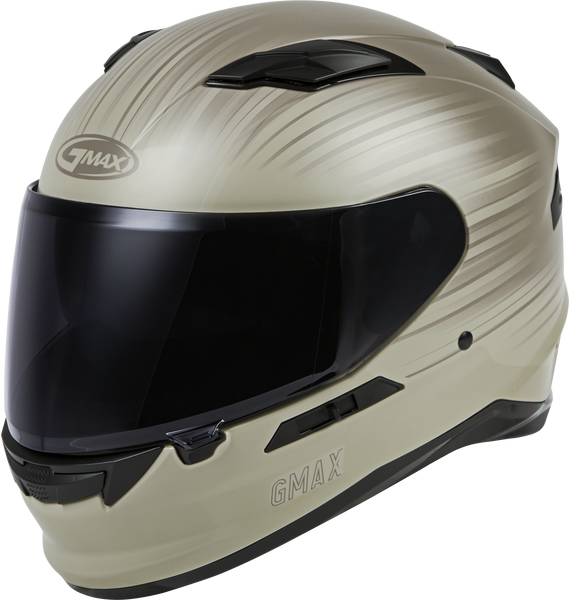 GMAX FF-98 FULL-FACE DERK HELMET SMK SHIELD MATTE KHAKI/SAND 3X F1984829