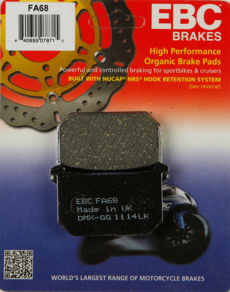 EBC BRAKE PADS FA68