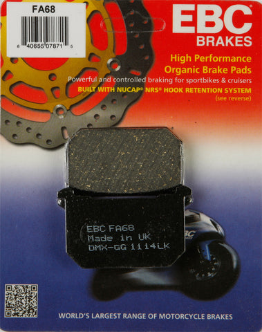 EBC BRAKE PADS FA68