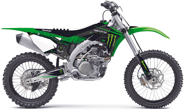 D-COR MONSTER ENERGY KXF 450 '13-15 COMPLETE GRAPHIC KIT 20-20-459