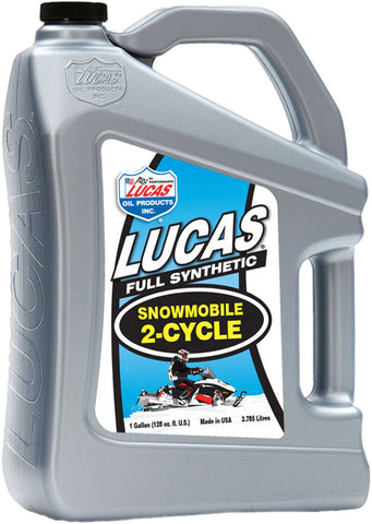 LUCAS SYNTHETIC 2-CYCLE SNOWMOBILE OIL 1GAL 10847