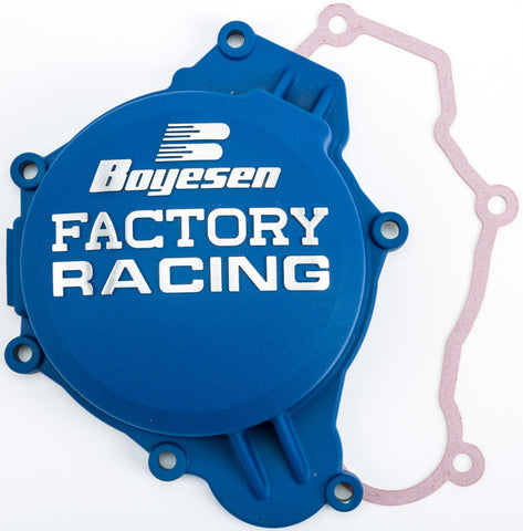 BOYESEN FACTORY RACING IGNITION COVER BLUE SC-41CL