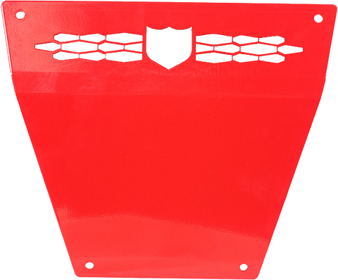 PRO ARMOR FRONT RACE SKID PLATE RED POL P141P363RD-293