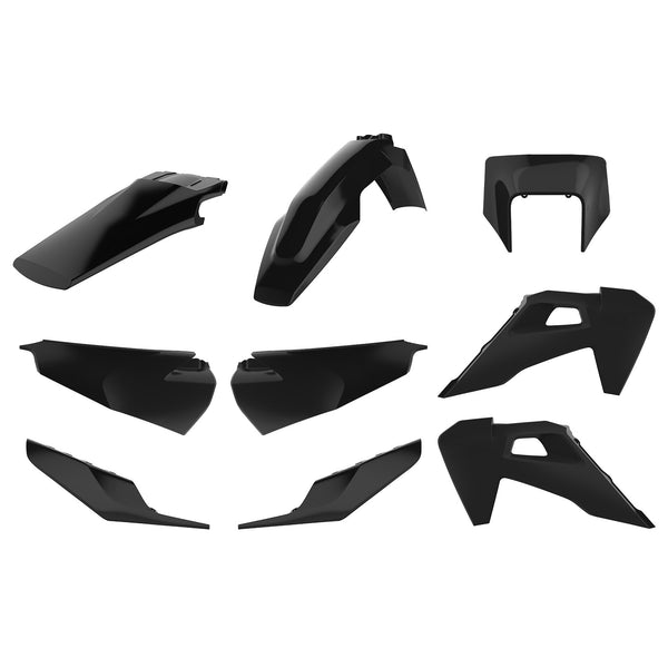 POLISPORT ENDURO KIT WITH MASK BLACK HUS 90903