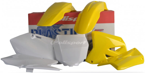 POLISPORT PLASTIC BODY KIT YELLOW 90095