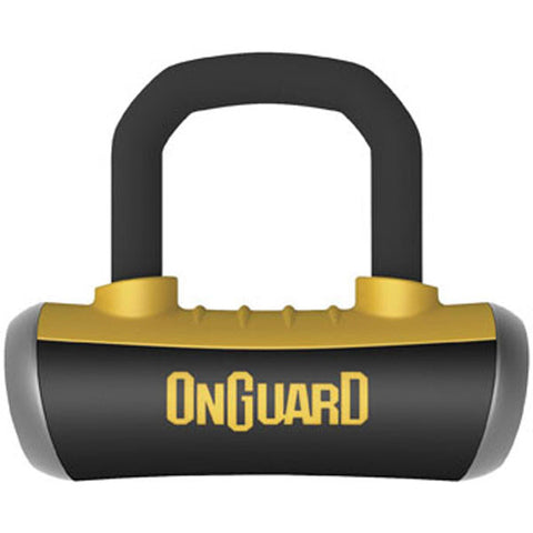 ONGUARD BOXER 8048 DISC LOCK WITH DISC REMINDER BLACK/YELLOW 45008048