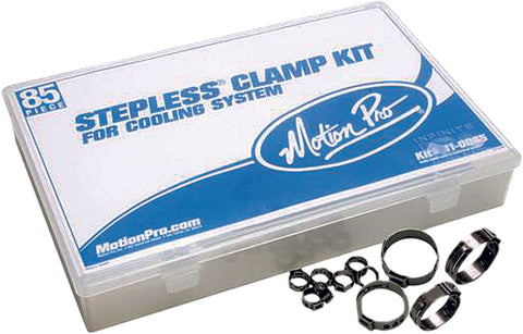 MOTION PRO COOLING SYSTEM STEPLESS CLAMP KIT W/BOX 85/PC 11-0065