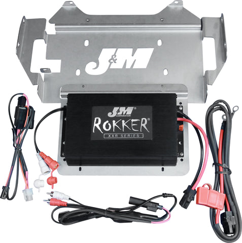 J&M ROKKER XXR 400W 2-CH AMP KIT 14-20 FLHX/FLHTCU JAMP-400HC14