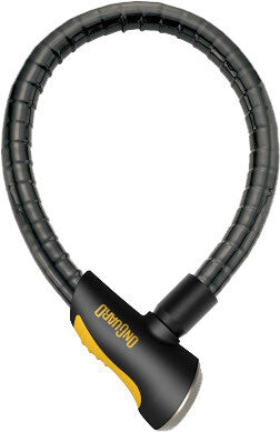 ONGUARD ROTTWEILER 8023L ARMORED CABLE LOCK BLACK/YELLOW 7 FT 45008023L