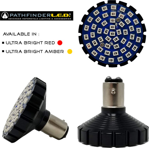 PATHFINDER BULLET ULTRA BRIGHT LED AMBER 1157 STYLE 4857A