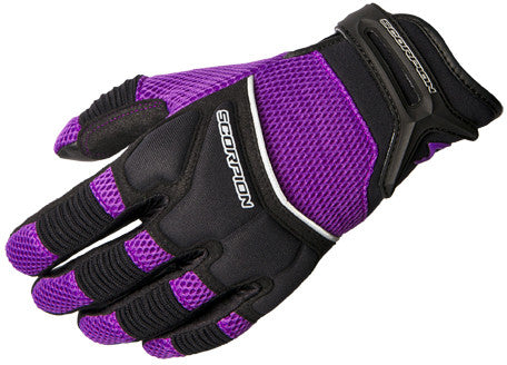 SCORPION EXO COOL HAND II GLOVES PURPLE XS WOMEN'S G54-762