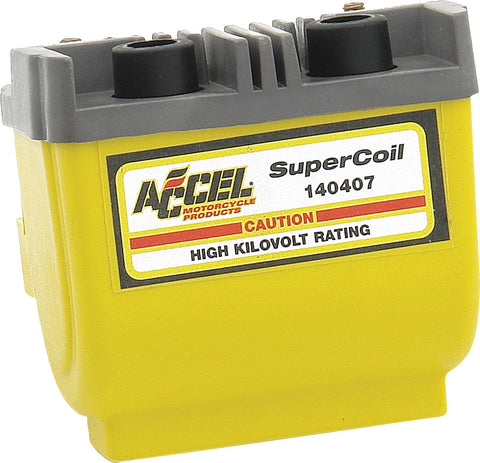 ACCEL DUAL FIRE SUPER COIL 2.3 OHM YELLOW 140407