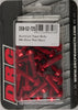DRC ALUMINUM TAPER BOLTS RED M6X25MM 20/PK D58-52-725