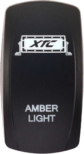 XTC POWER PRODUCTS DASH SWITCH ROCKER FACE AMBER LIGHT BAR SW00-00101001