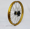 PRO-WHEEL WHEEL FRONT 1.60X21 BLUE HUB SIL RIM/GLD SPOKE/SIL NIPPLE 23-5103141