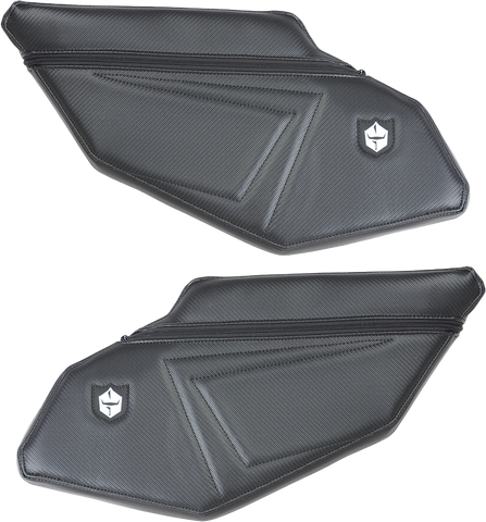 PRO ARMOR STOCK REAR DOOR KNEE PADS WITH STORAGE BLACK STITCHING P P1910Y331BL