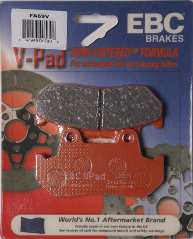 EBC BRAKE PADS V-SERIES FA69V