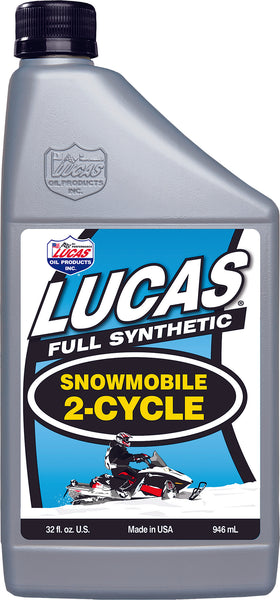 LUCAS SYNTHETIC 2-CYCLE SNOWMOBILE OIL 32OZ 10835