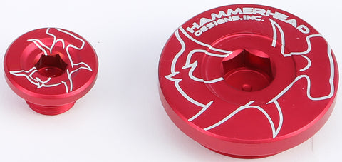 HAMMERHEAD ENGINE PLUGS RED KX250F '11-13 KX450F '09-13 32-0342-00-10