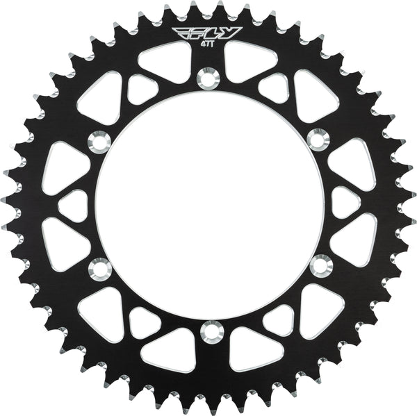 FLY RACING REAR SPROCKET ALUMINUM 47T-520 BLK KAW/SUZ 422-47 BLK