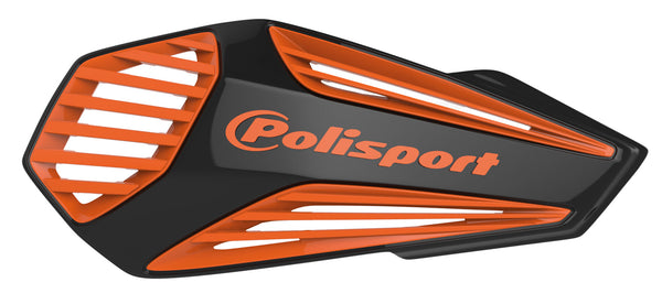 POLISPORT MX AIR HANDGUARDS BLACK/ORANGE 8308400005