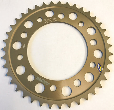 SUNSTAR REAR SPROCKET ALUMINUM 39T-520 YAM 5-348539