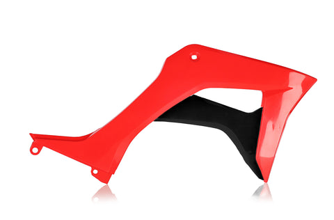 ACERBIS RADIATOR SHROUD HON RED/BLACK 2872661018