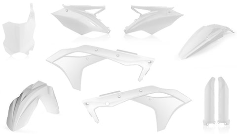 ACERBIS FULL PLASTIC KIT WHITE 2630630002