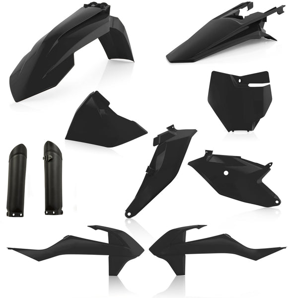 ACERBIS FULL PLASTIC KIT BLACK 2686020001