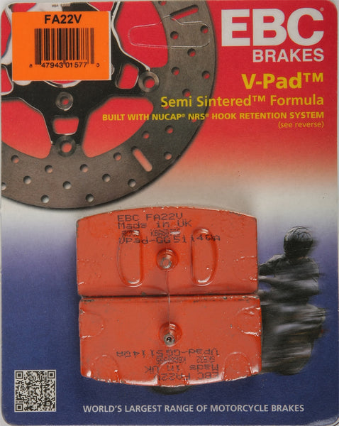 EBC BRAKE PADS V-SERIES FA22V