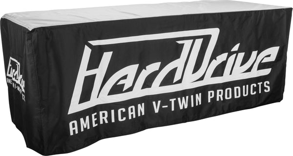 HARDDRIVE TABLE COVER GREY/BLACK 6' X 30