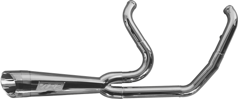 TBR COMP S 2IN1 EXHAUST TOURING M8 POLISHED W/TURNOUT 005-4870199-P