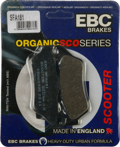 EBC BRAKE PADS SFA181