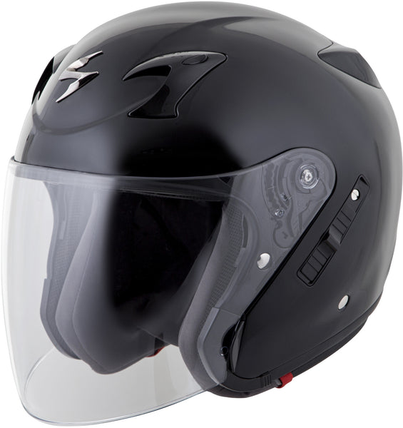 SCORPION EXO EXO-CT220 OPEN-FACE HELMET GLOSS BLACK SM 22-0033