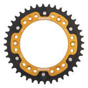 SUPERSPROX REAR STEALTH SPROCKET ALU/STL 40T-520 GLD HUS/HUSQ/KTM RST-990-40-GLD