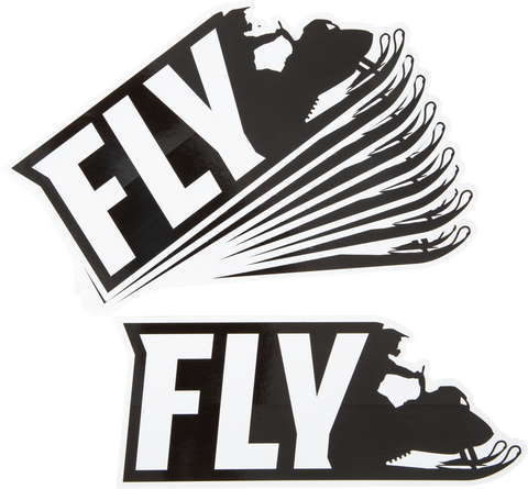 FLY RACING FLY SNOW 2021 STICKER - 10/PK 8