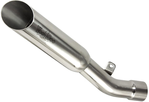 VOODOO SINGLE SHORTY SLIP-ON EXHAUST POLISHED VEZX636L3P